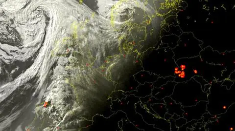 Burze nad Europą o godz. 21.15