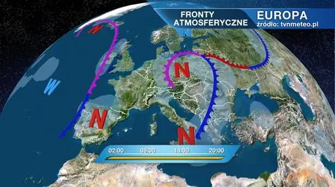 Fronty atmosferyczne nad Europą