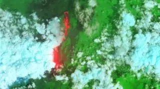 Jezioro lawy sfotografowane przez NASA