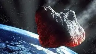 Zobrazowanie lotu asteroidy w kierunku Ziemi