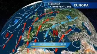 Sytuacja nad Europą