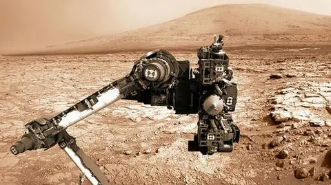 Curiosity pręży muskuły