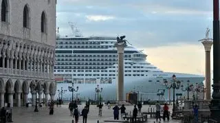 MSC Divina w sobotę rano pod Placem Św. Marka