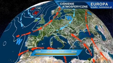 Ciśnienie atmosferyczne w Europie