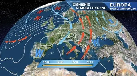 Ciśnienie atmosferyczne nad Europą