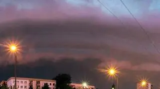Chmura szelfowa nad Warszawą