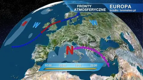 Fronty atmosferyczne w Europie