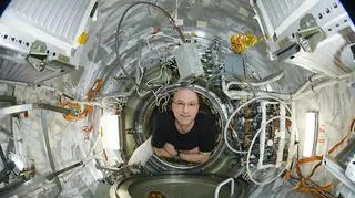 Astronauci będą jeść glony? (na zdj. inżynier lotu Don Pettit z 31 zmiany na ISS)