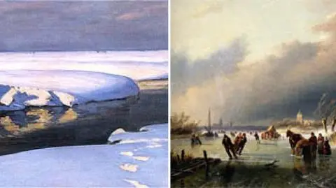 "Mróz na szkle maluje, szron gałęzie i górskie grzbiety zdobi"