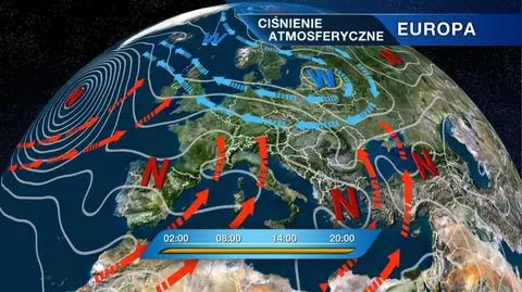 Ciśnienie atmosferyczne nad Europą