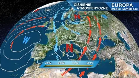Ciśnienie atmosferyczne nad Europą