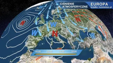 Ciśnienie atmosferyczne w Europie