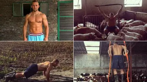 Michał lis pokazuje, że trenować można wszędzie