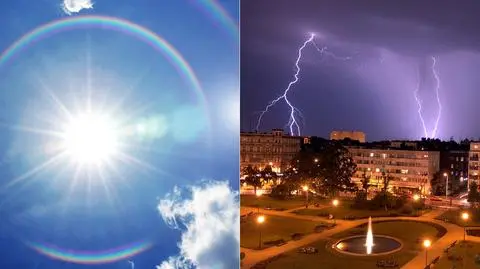 Tydzień bardzo zmiennej pogody. Opady, upał, gwałtowne burze