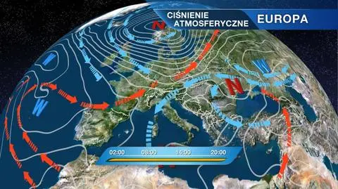 Sytuacja baryczna nad Europą