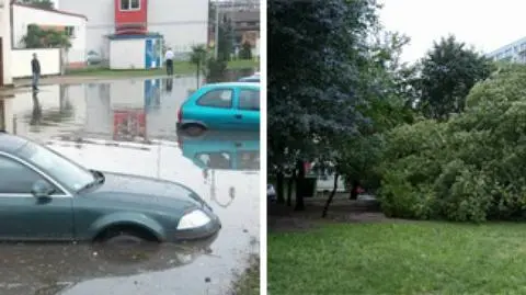 Burze najsilniej uderzyły w centrum
