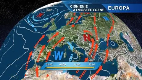 Ciśnienie atmosferyczne nad Europą