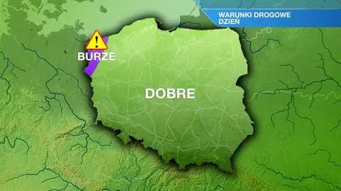 Niewielka grupa kierowców może natrafić w podróży na burze