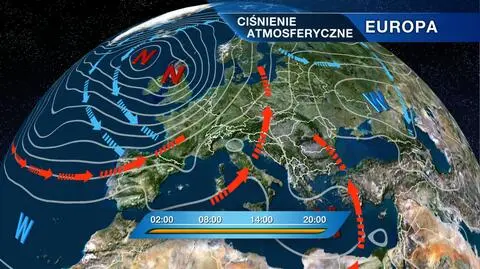 Ciśnienie atmosferyczne w Europie