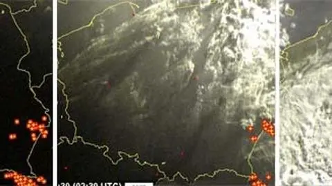 Burze poza granicami. Jeszcze dziś zagrzmi