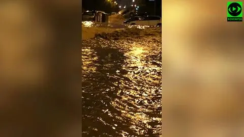 Powódź w pustynnym kraju. W dobę spadła jedna trzecia rocznej sumy opadów