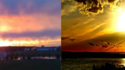 Tak się jarzy październikowe słońce