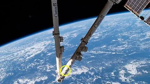 Kosmiczny śmieć uszkodził ISS