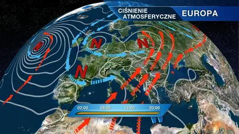 Ciśnienie atmosferyczne nad Europą