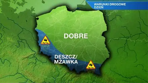 Dobre warunki do jazdy niemal w całym kraju