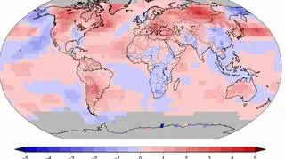 Wrześniowe temperatury na Ziemi