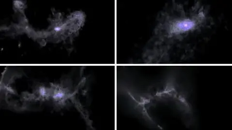 Tak mogły formować się galaktyki. Dwa miliardy lat w minutę