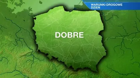 Na drogach słonecznie i sucho