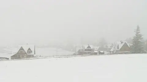 Śnieg w kwietniu? Taki klimat 