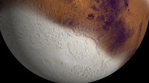 Nocą na Marsie szaleją śnieżyce. Bałwana jednak nie ulepimy