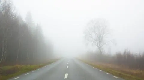 Mgły ograniczą widzialność na drogach