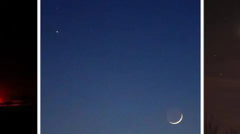 Spotkanie Marsa, Wenus i Księżyca