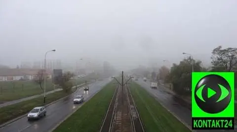 Mgła utrudni podróżowanie po Polsce
