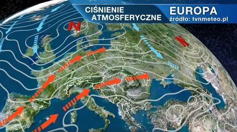 Masy powietrza nad Europą
