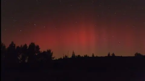 Zorza polarna nad Polską