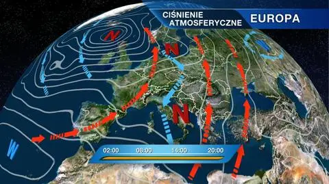 Ciśnienie atmosferyczne w Europie
