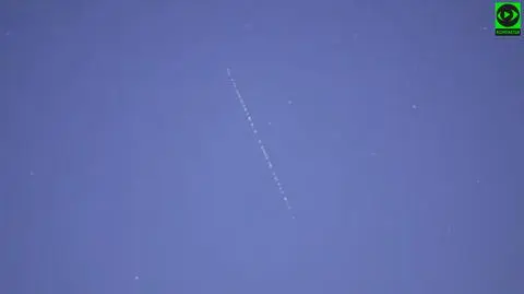 Satelity Starlink przeleciały nad Polską