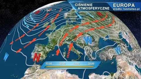 Ciśnienie atmosferyczne w Europie
