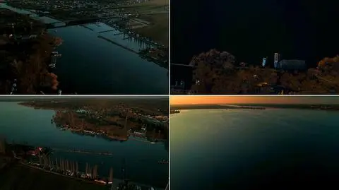 Tak wygląda Zalew Zegrzyński z lotu ptaka. Zobacz przepiękny film