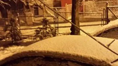 Na Dolnym Śląsku spadł śnieg