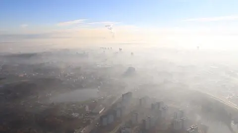 Katowicki smog z lotu ptaka