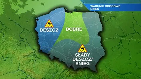 Warunki będą trudne. Ograniczona widzialność, śliskie drogi