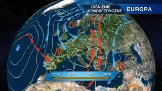 Sytuacja nad Europą