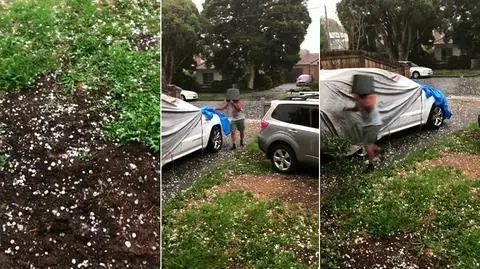 Gradowe kule jak pociski. Dziesiątki milionów dolarów strat