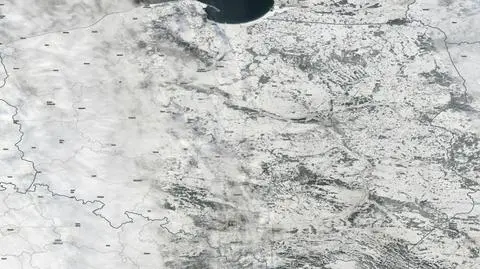 Polska pod białą pierzynką. To nie chmury, tylko śnieg