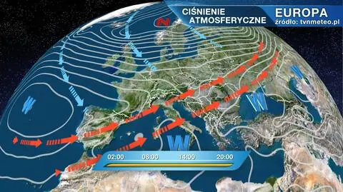 Ciśnienie atmosferyczne w Europie